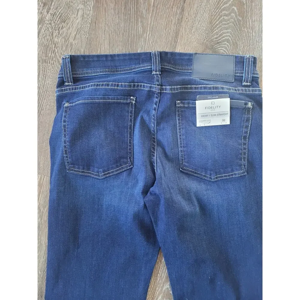 Fidelity Denim Men's Jimmy Slim Straight‎ Jean's size 32 x 34 #P